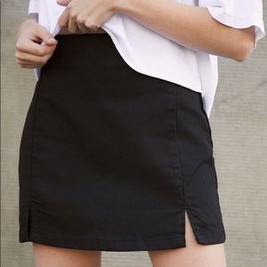 Pacsun ‘John Galt’ Black mini skirt.